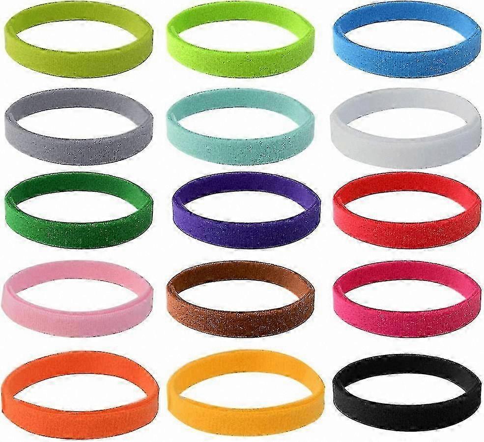 15-Pack Adjustable Pet Collars for Puppies and Kittens, Soft and Comfortable, Multiple Colors Available