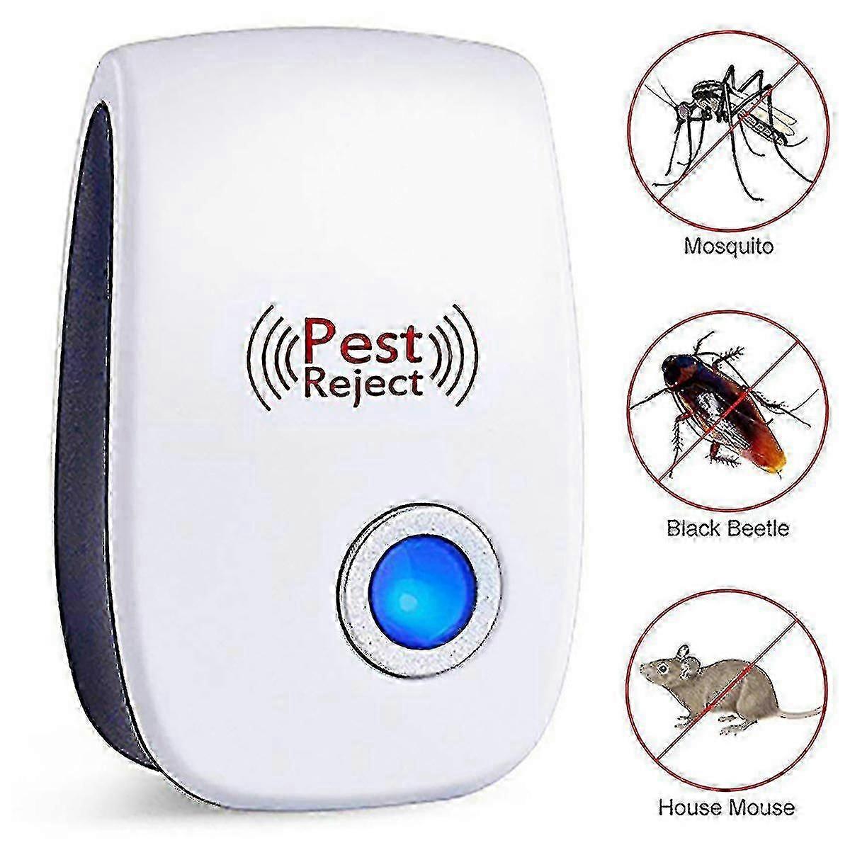 6 stk elektronisk ultralyd repeller rotte fly avvise