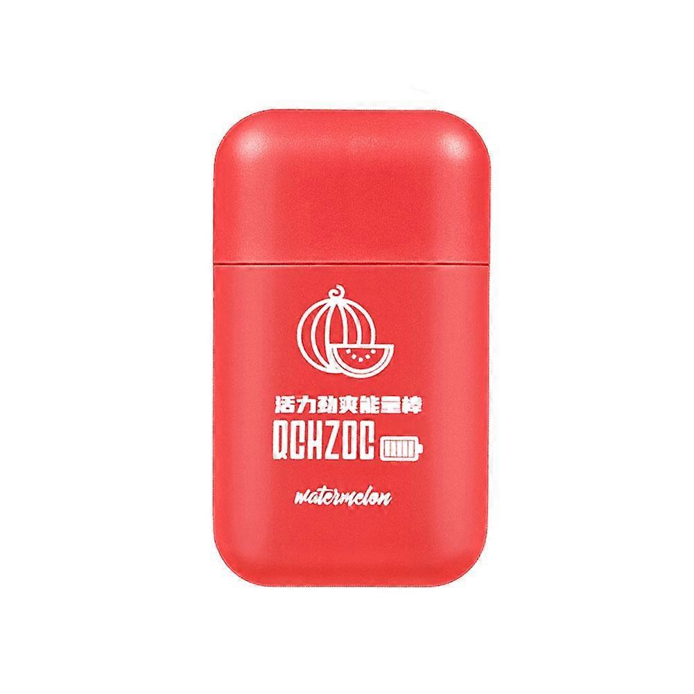 Double Pore Refreshing Energy Stick Cool Mint Lemon Scent Portable Nasal Inhaler for Instant Uplift