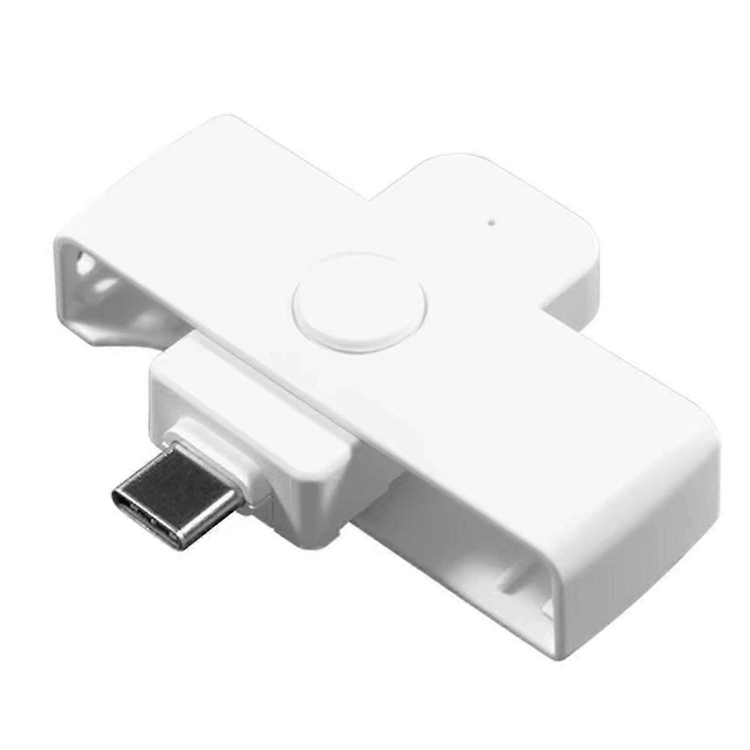 Compatível com ACR39U- Leitor de cartão inteligente Pocketmate II (USB Type-C) para cartões CAC e PIV 3, SLE4442 SLE4428 memória -HK814