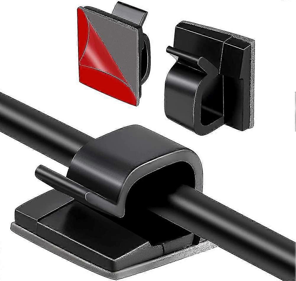 120pcs 3m Adhesive Cable Clips Cable Tidy Self Adhesive Fixing Multi Purpose