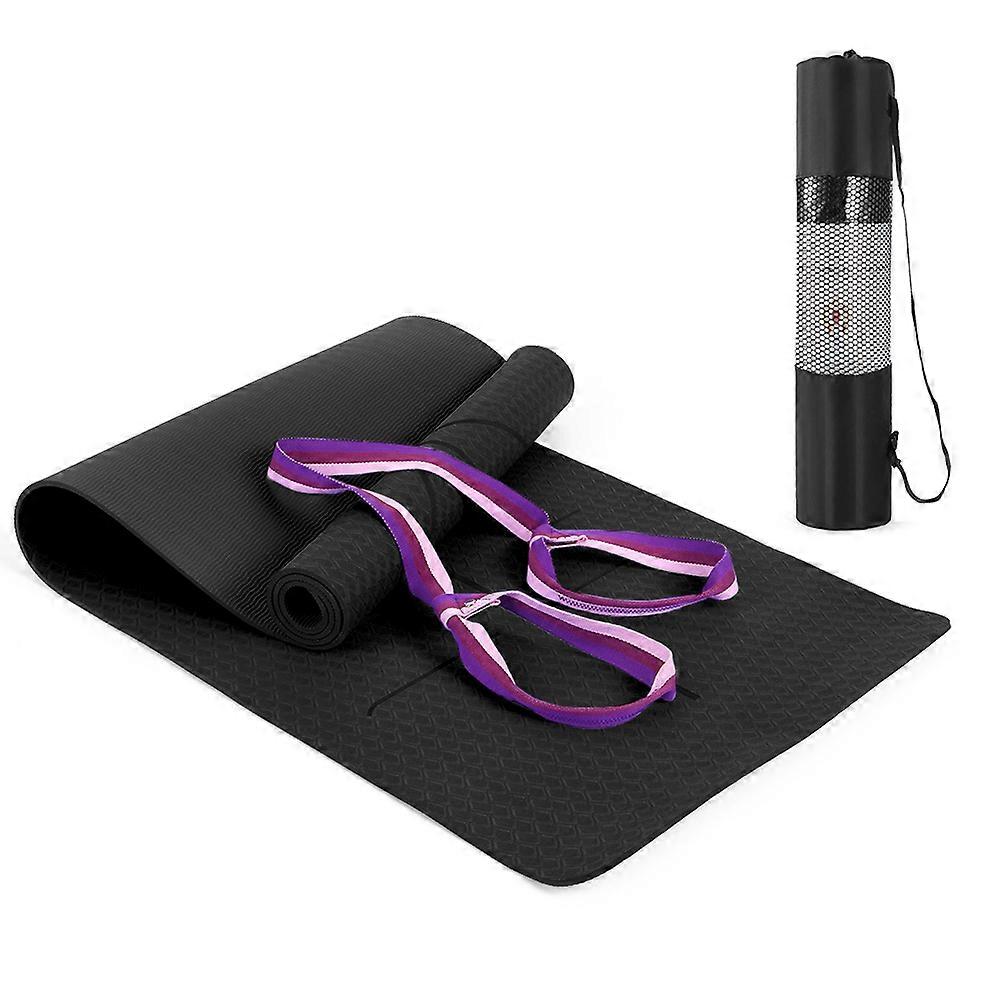 yoga mat 1/4 inch TPE
