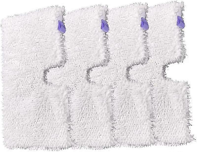 Microfiber Cleaning Pads for Shark Steam Mops, Replacement Set Compatible with S3500 Series