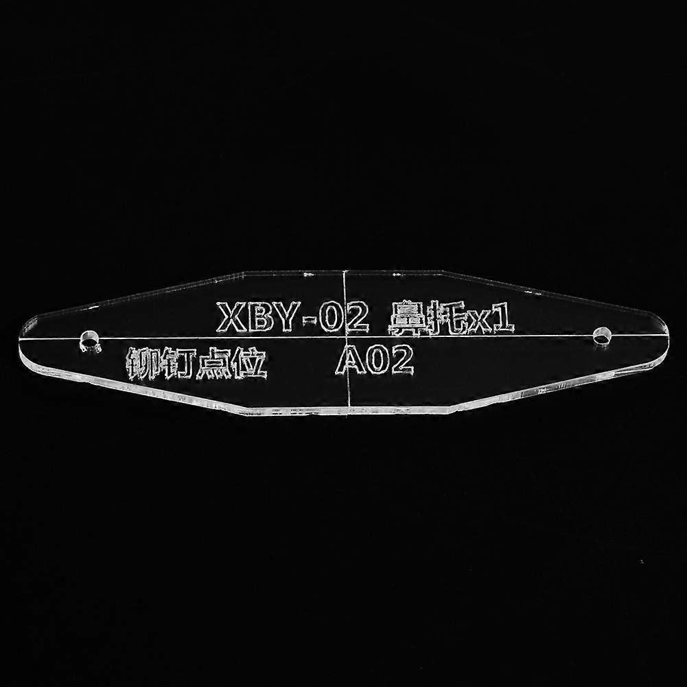 Leder Brillenetui Acryl Schablone DIY Muster Schablone XBY-02
