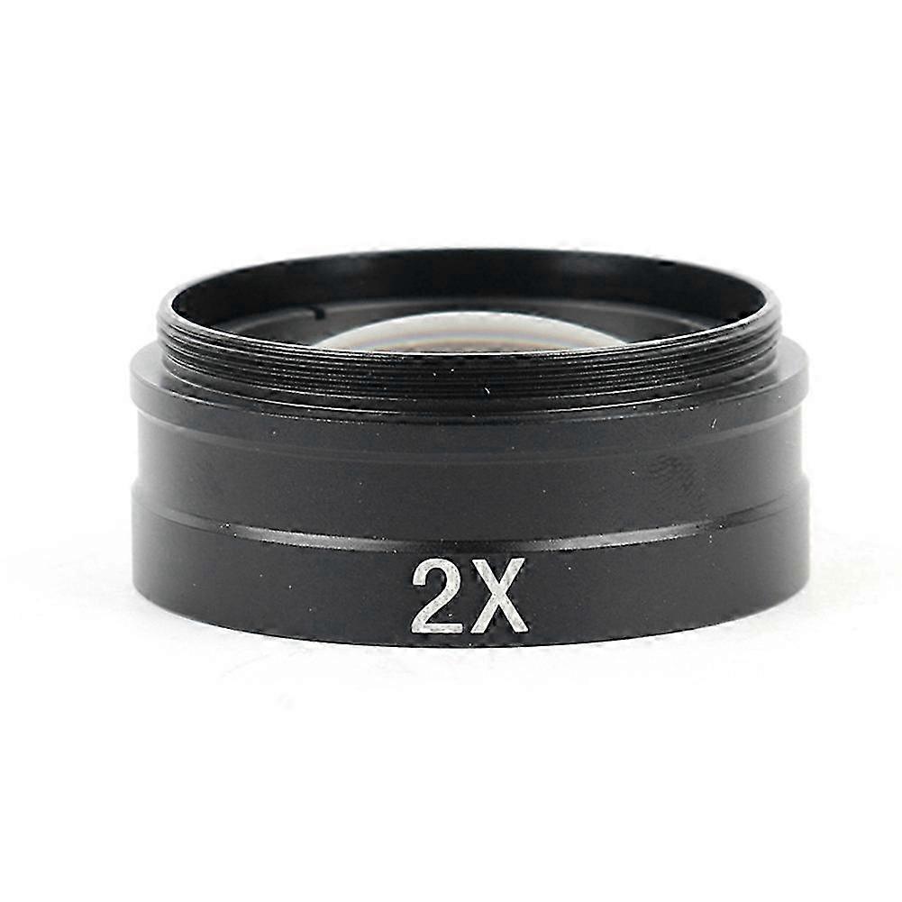 Professional Monocular Microscope Auxiliary Objective Barlow Lens 2X Install Thread 42mm for 10A 120X 180X 300X