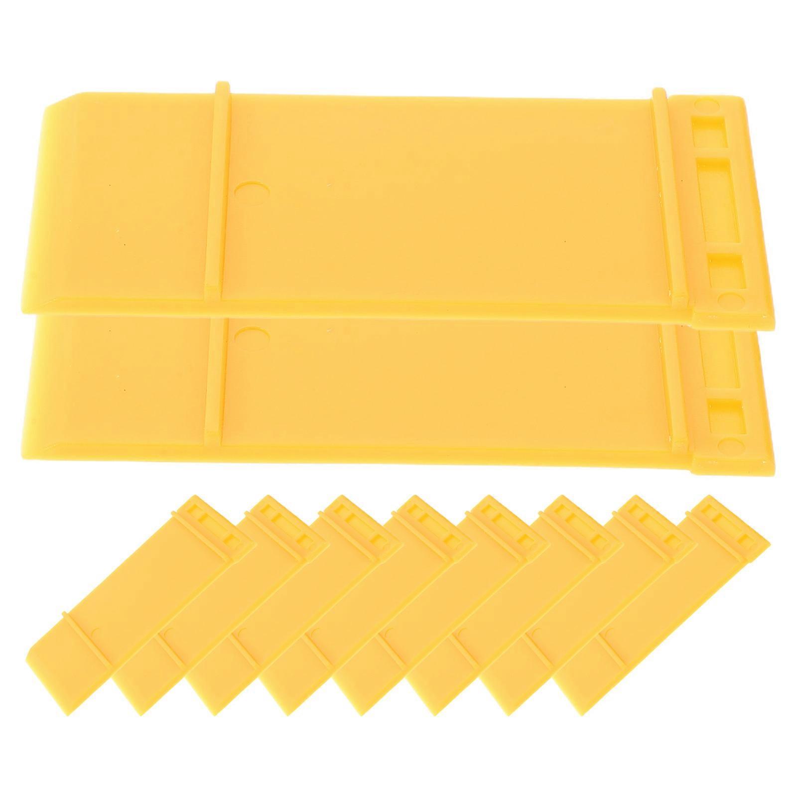 Plastic Model Disassembly Tool Ergonomic Design Multifunctional DIY Accessory Yellow Prying Board for Precise Control