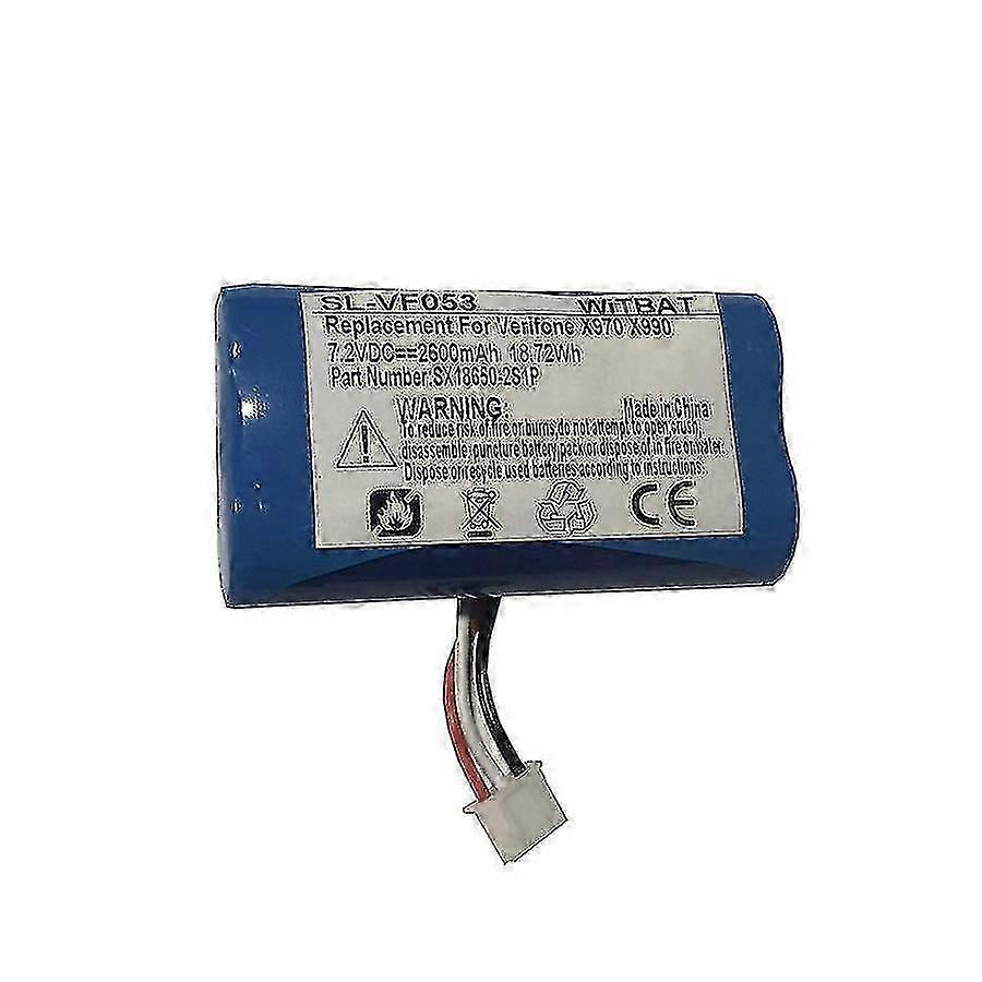 Suitable For Huierfeng Verifone X970 X990 Credit Card Machine Battery Sx18650-2s1p u