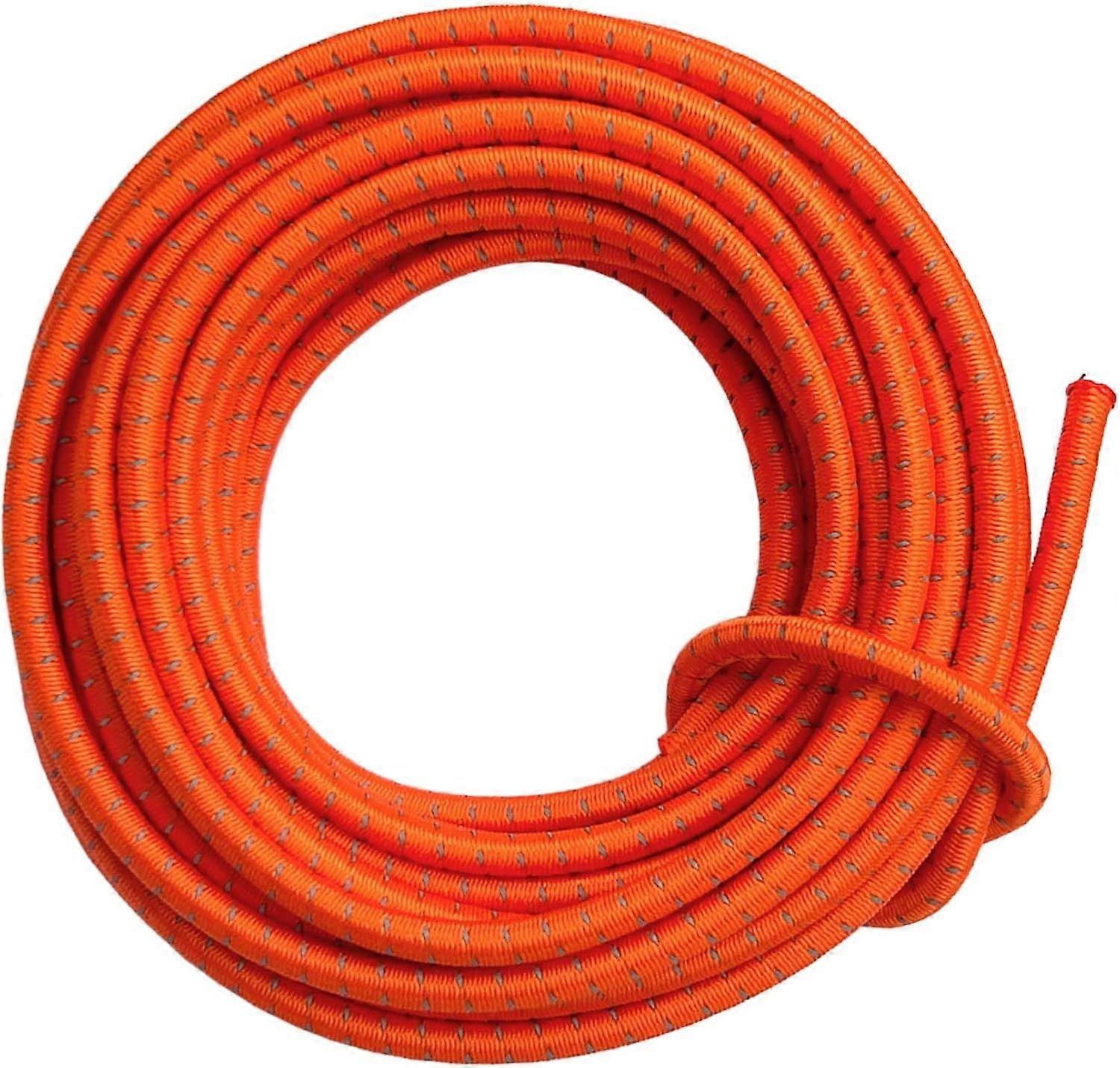 Reflective Bungee Cord 3/32 Inch Diameter Orange Bungee Cords Assorted Sizes