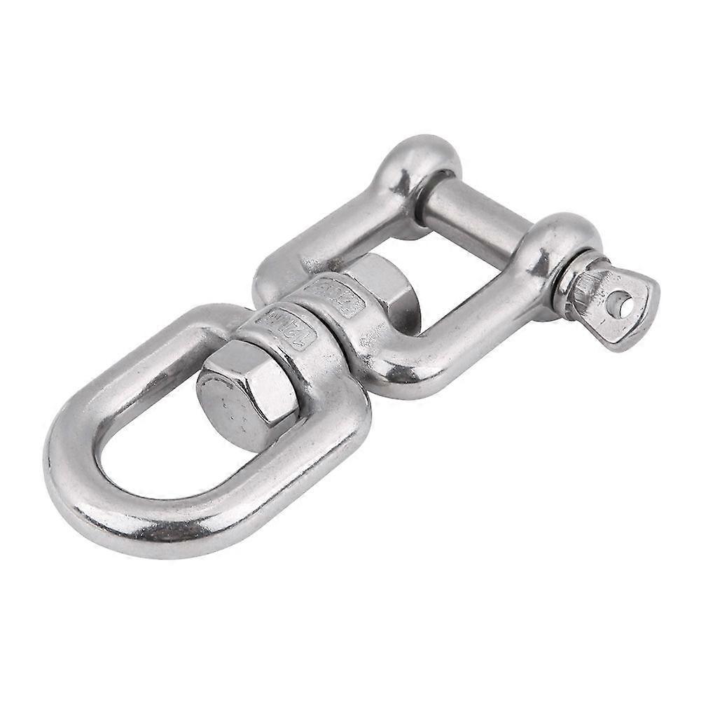 Heavy Duty 304 Stainless Steel Swivel Ring Snap Rolling Shackle Device(12mm)
