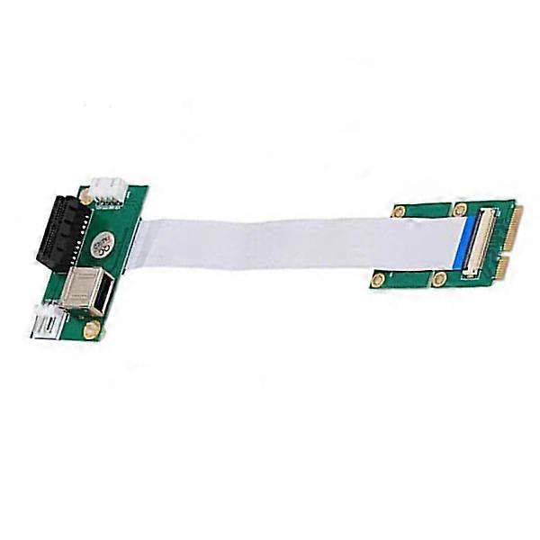 Câble d’extension compact Mini PCI E vers PCI E 1X pour une conception peu encombrante
