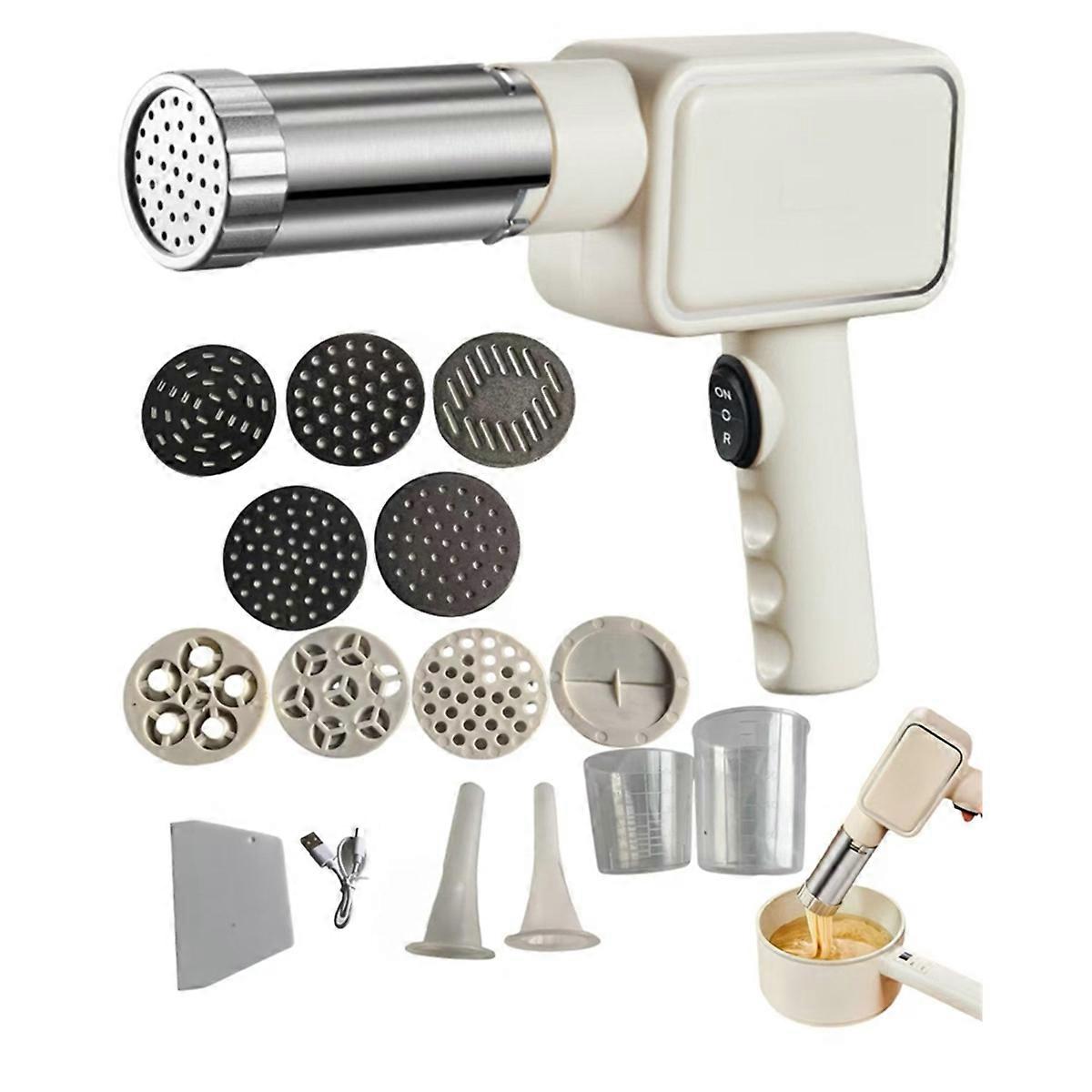 Electric Pasta Machine, Household Handheld Wireless Noodle Machine