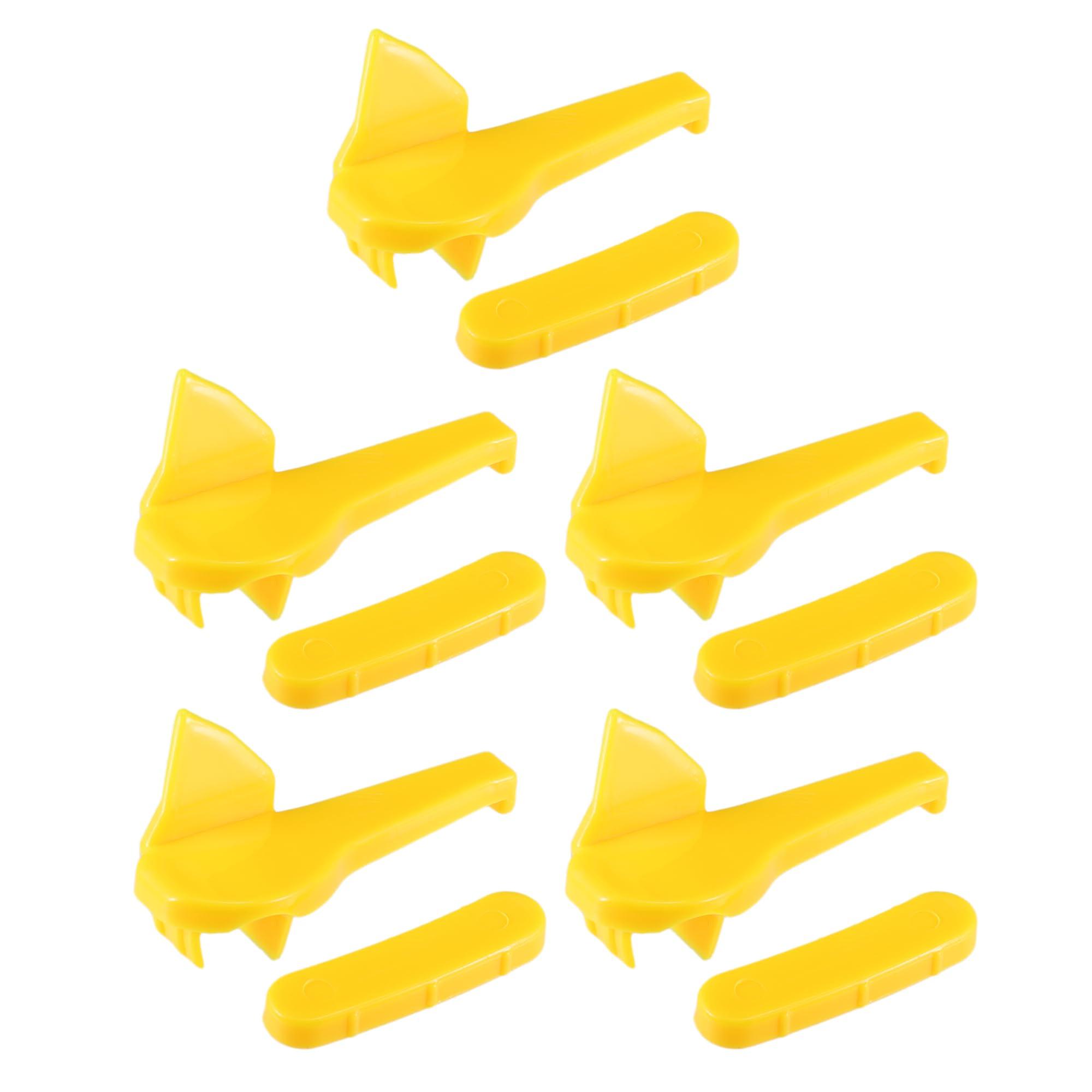 Motorcycle Tire Changer Insert Demount Head, 5Piece Set, 2.40 X 1.02 X 1.18 In, Durable Bead Removal Tool