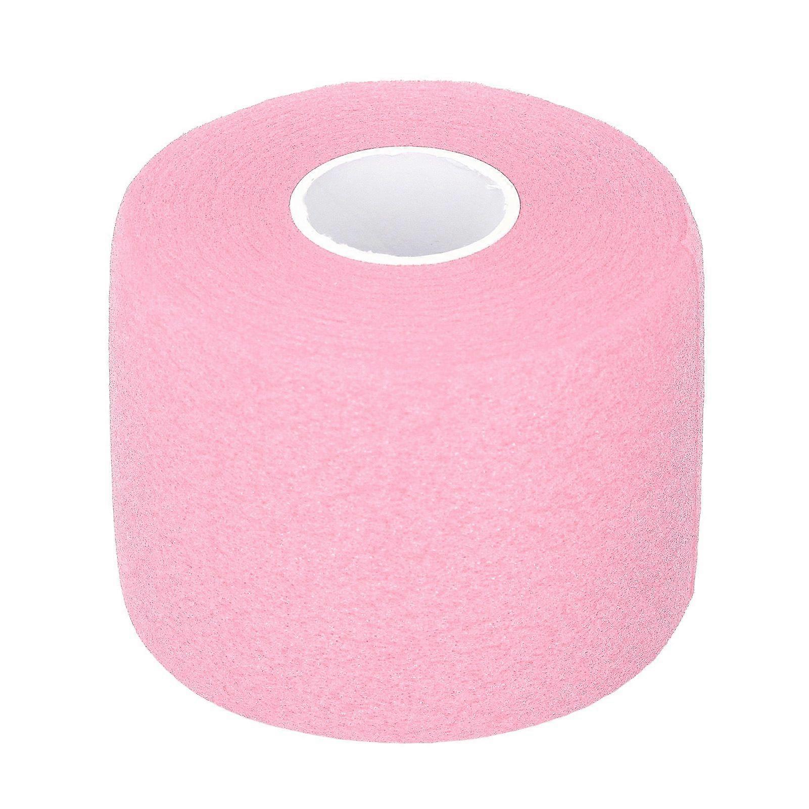Badminton Grip Cushion Wrap 60mm Width 20m Length Excellent Shock Absorption Tennis Racket Grip Tape Backing Film Roseate
