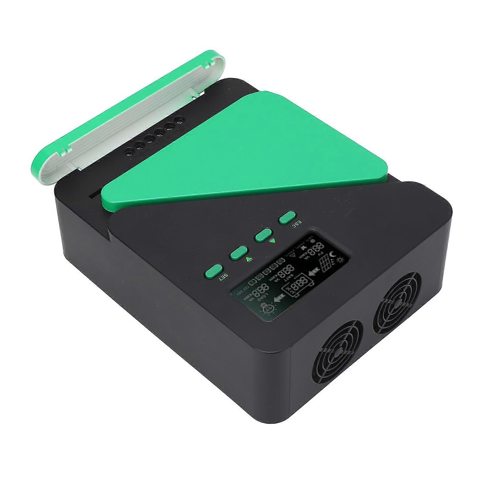 50A MPPT Solar Charge Controller 12V/24V Dual USB 5V 3A LCD