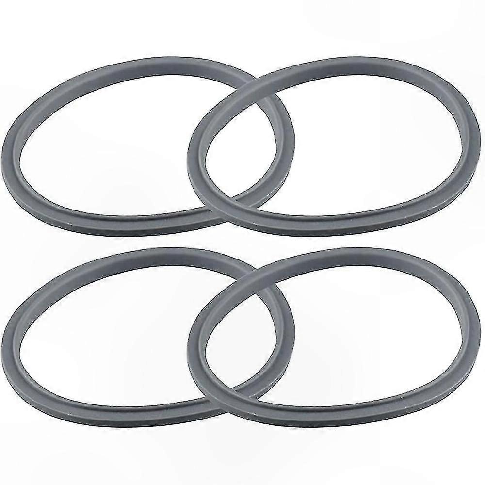 Gray Replacement Gaskets for Nutribullet 600w and 900w Models - 4 Pack