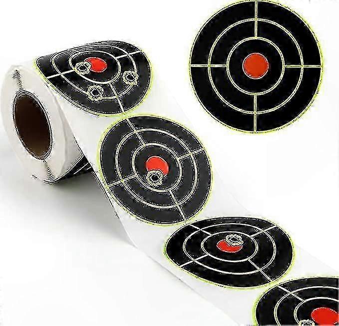 200 Adhesive Shooting Targets, 76mm Range Targets for Firearms Practice, Versatile Range Training Targets