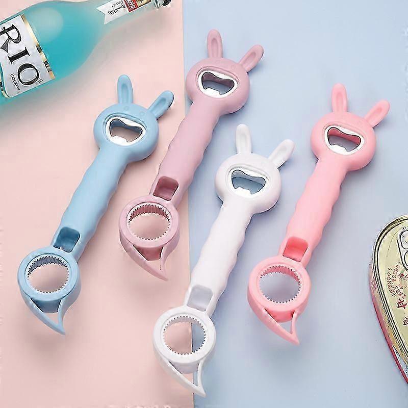 4-Piece 4-in-1 Bottle Opener Set with Wine Corkscrew, Modern Design for Efficient Home and Bar Use