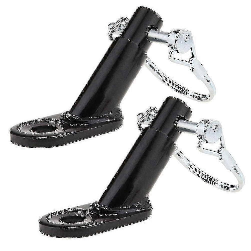 2db vas kerékpár vonóhorog húzófej csere pótkocsi csatlakozó fém kerékpár pótkocsi vonóhorog tartozék - Pjun