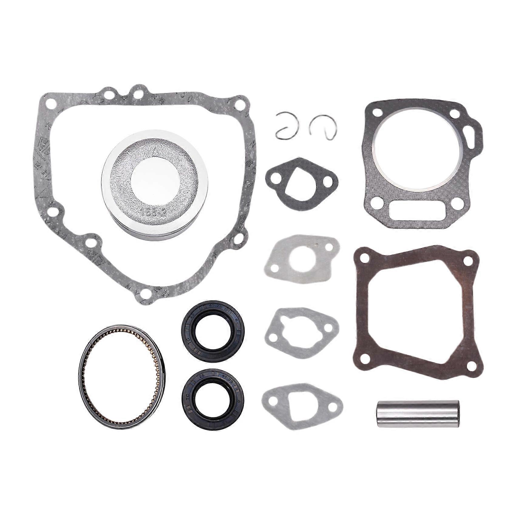 68mm Piston Rings Gasket Oil Seal Rebuild for GX160 GX200 168F 5.5/6.5- 2-3.5kw 4-Stroke Generator