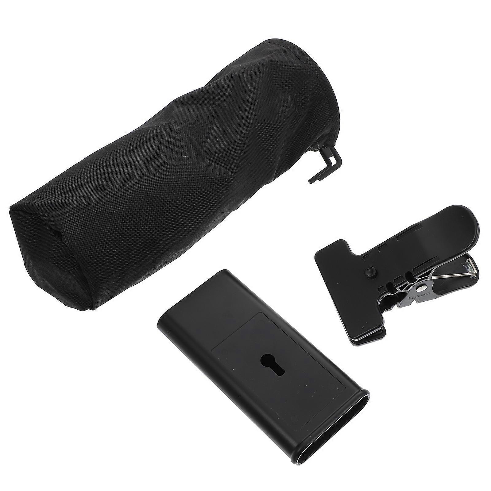 Drumstick Holder Clip-On Drumstick Storage Box, Abs Material, Black, For Drummers, Practice Rooms, Performances