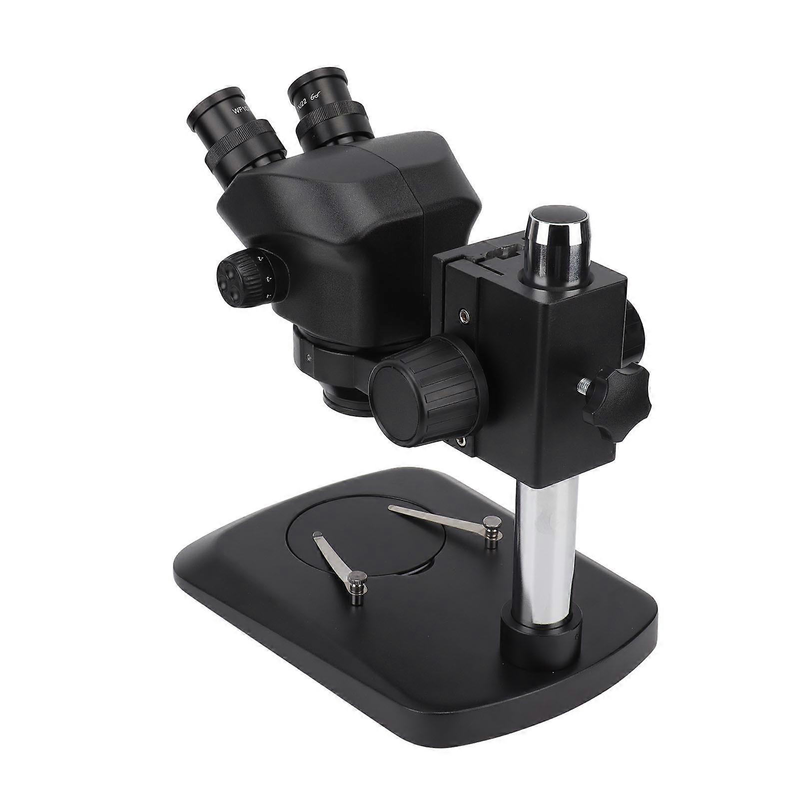 Black Binocular Stereo Microscope Kit 10X with White LED Light