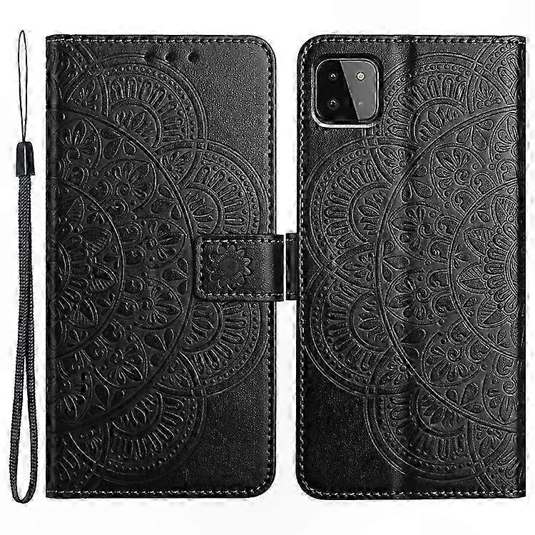PU Leather Wallet Case with Stand for Galaxy A22 5G EU Version-Compatible Phone Cover