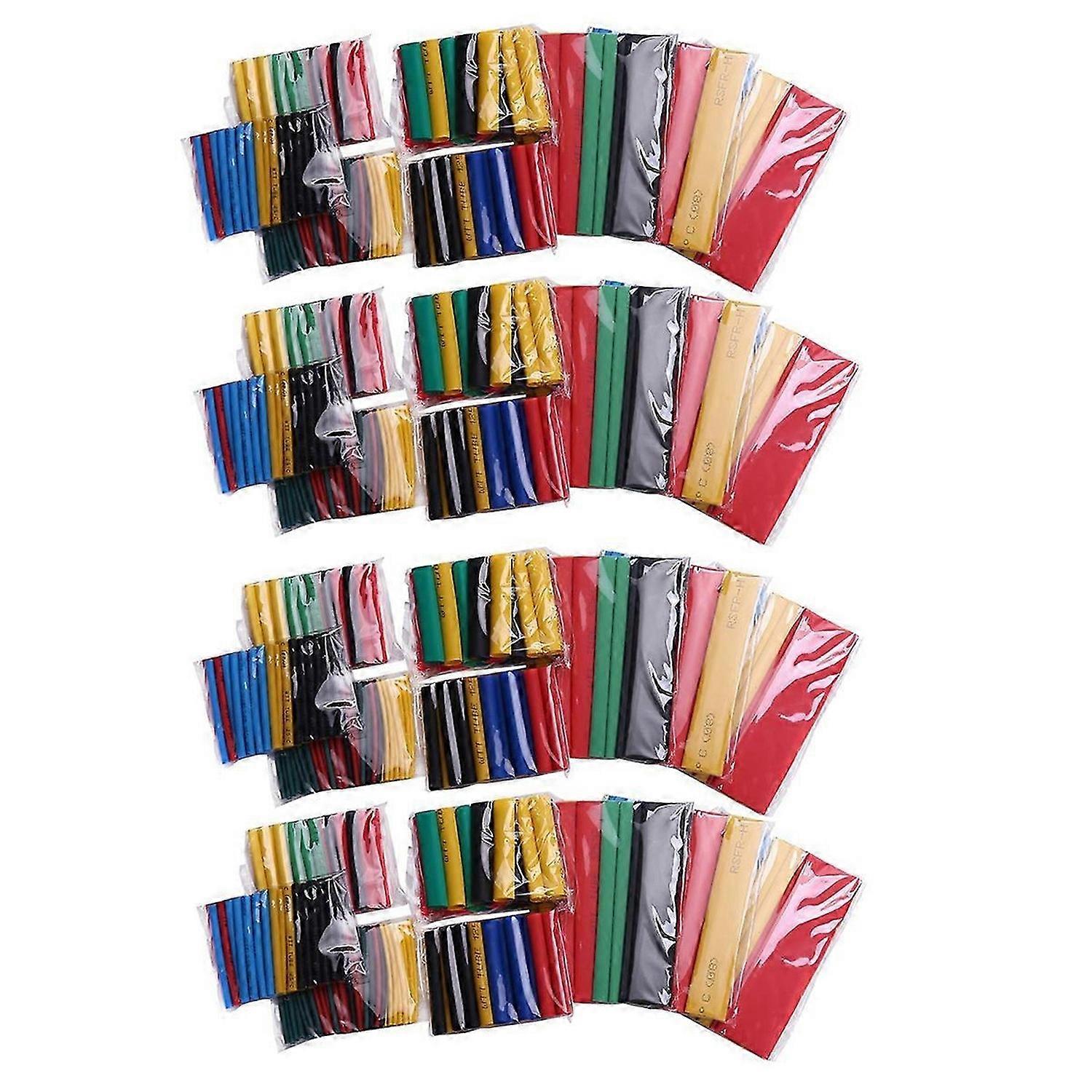 164Pcs PE Shrinking Assorted Cable Tubing Set Tool Accessories