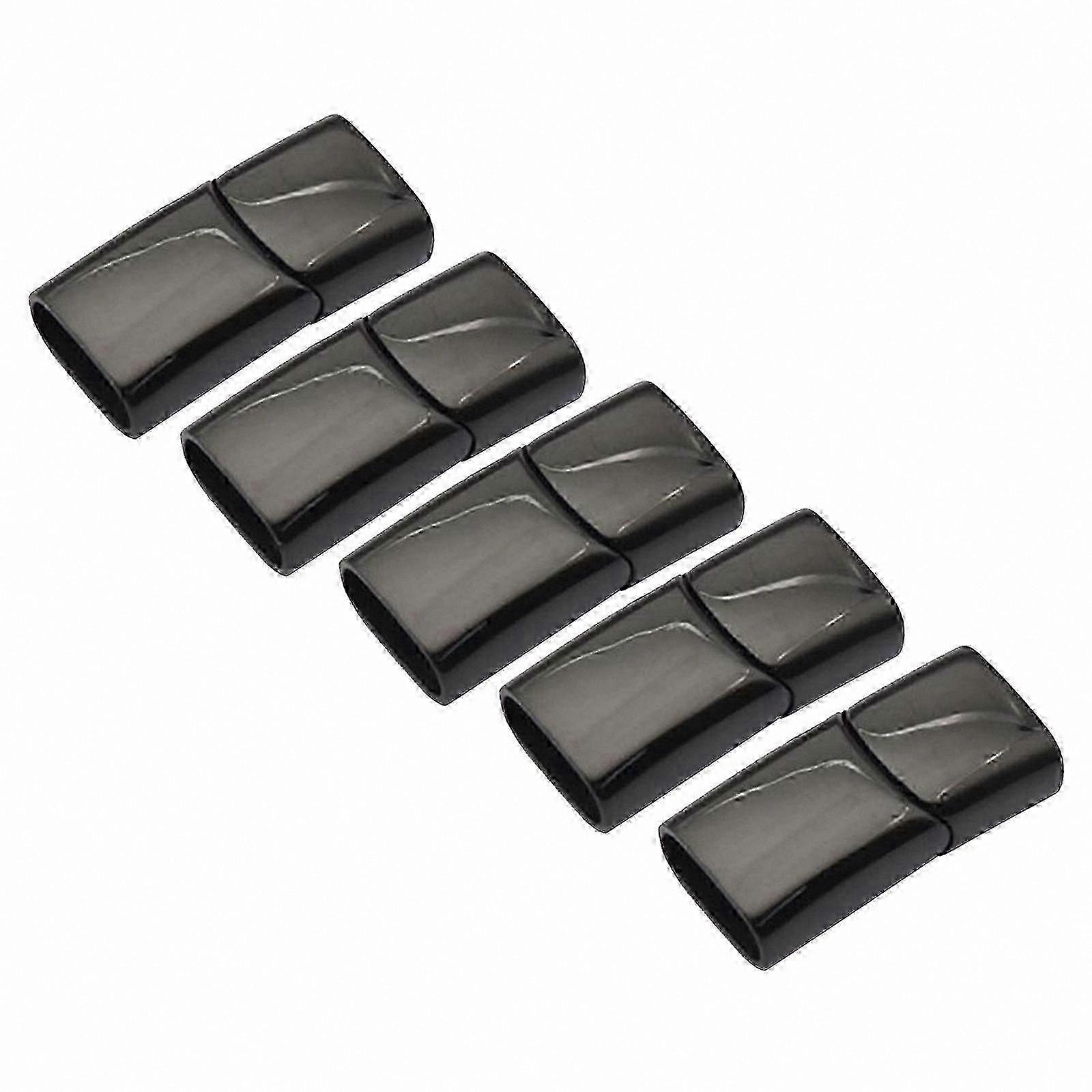 5-Pack Silver Magnetic Clasps for Necklace and Bracelet DIY Projects