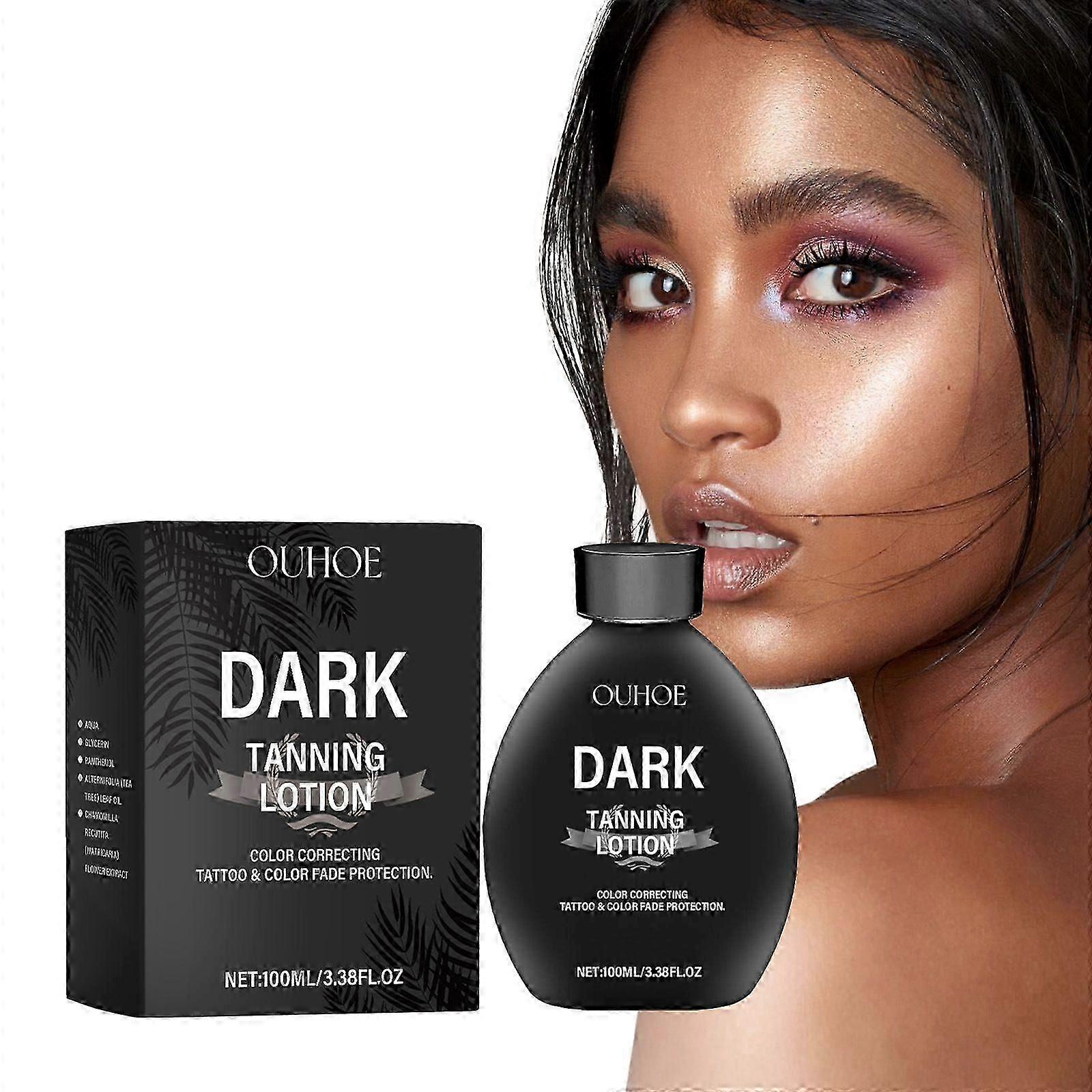 Tanning lotion and tanning gel for sunbeds and outdoor use, suitable for all skin types-A