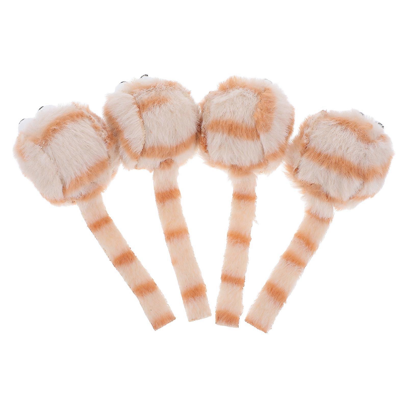 Fuzzy Mouse Cat Toys Interactive for Kitten Play 12Pcs Plush Realistic Toys
