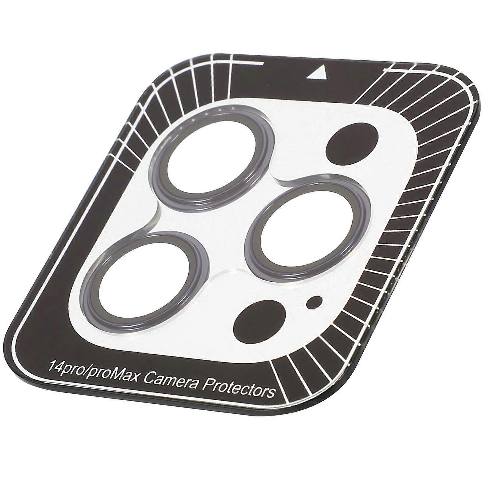 Phone Camera Lens Screen Protector Lens Cover Phone Camera Lens Tempered Glass Silver for 1 Set