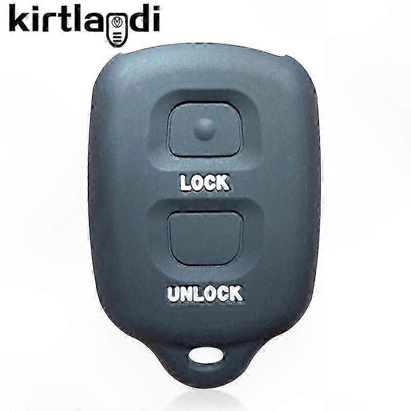 Silicone Key Cover for 2-Button Remote Car Key Fob Shell Fits Various Models