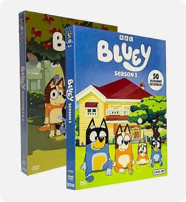ブルーイ:完全なTVシリーズ、シーズン1-3(DVD 6枚組ボックスセット)すべての地域 新