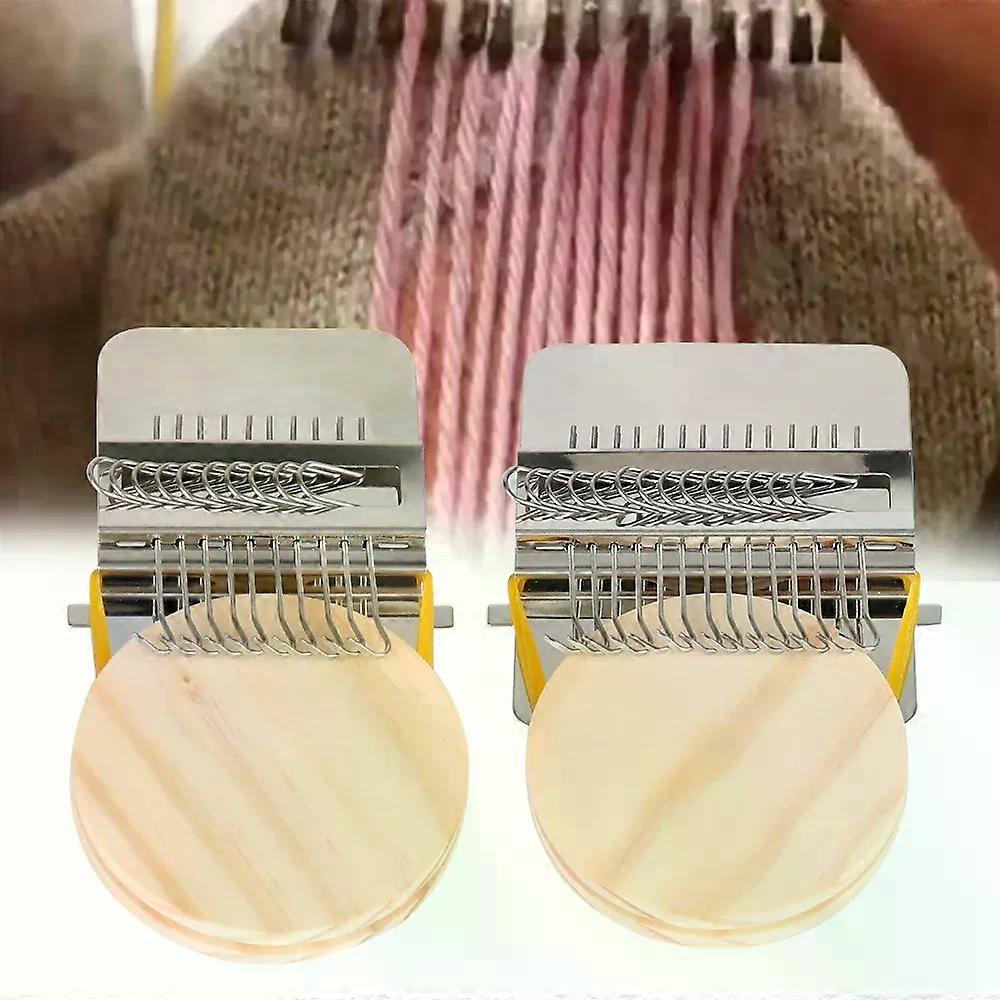 Darning Machine For Mending Clothes and Jeans Small Frame Hand Tapestry Wood Loom Weaving Frame Small Loom Knitting Tools