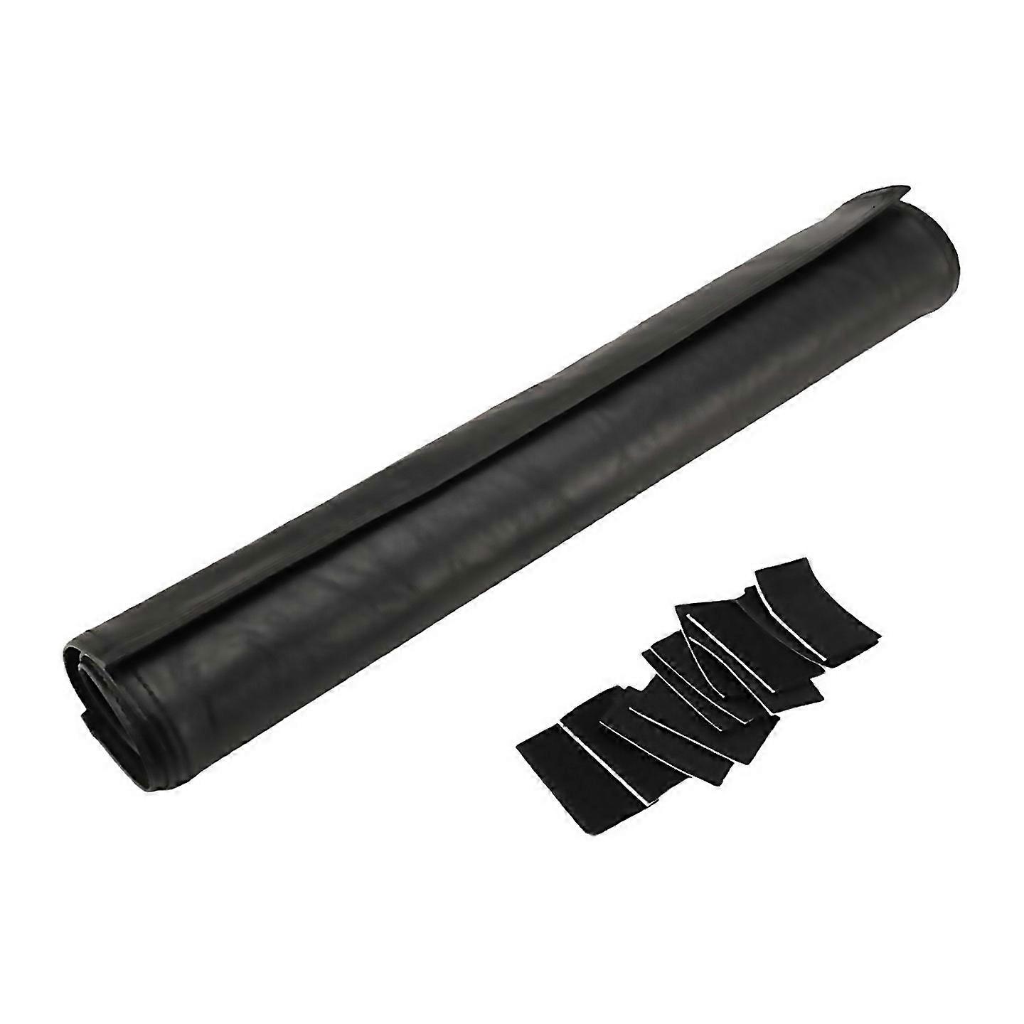 For Nonslip Faux Leather Headrest Protector Black