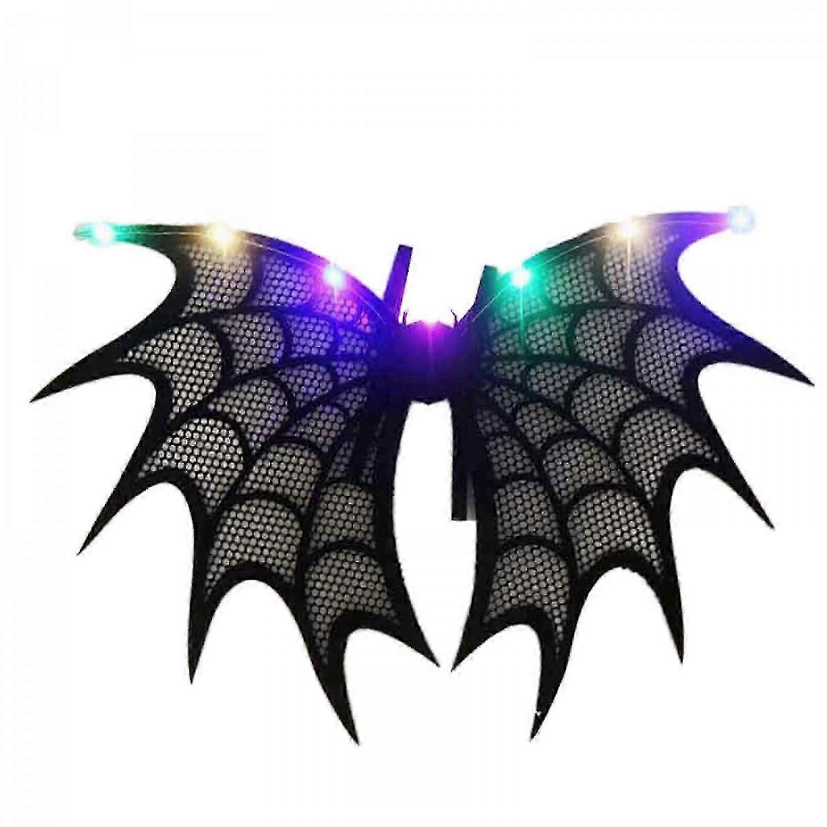 Bat wings with lights for Halloween costumes