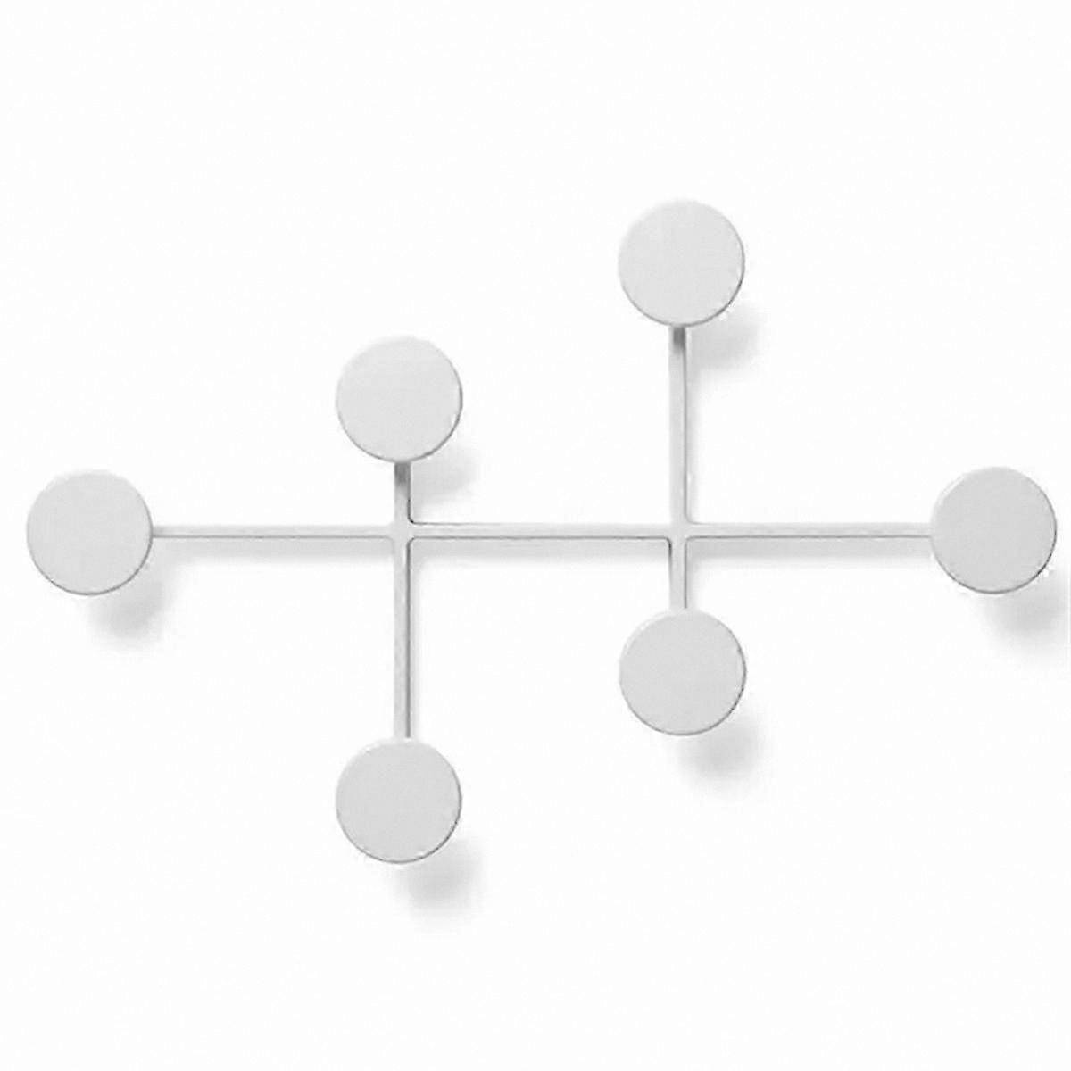 Metal Clothes Hanger Organizer for Wall, Multifunctional Coat Storage Solution with Nordic Style Decoration