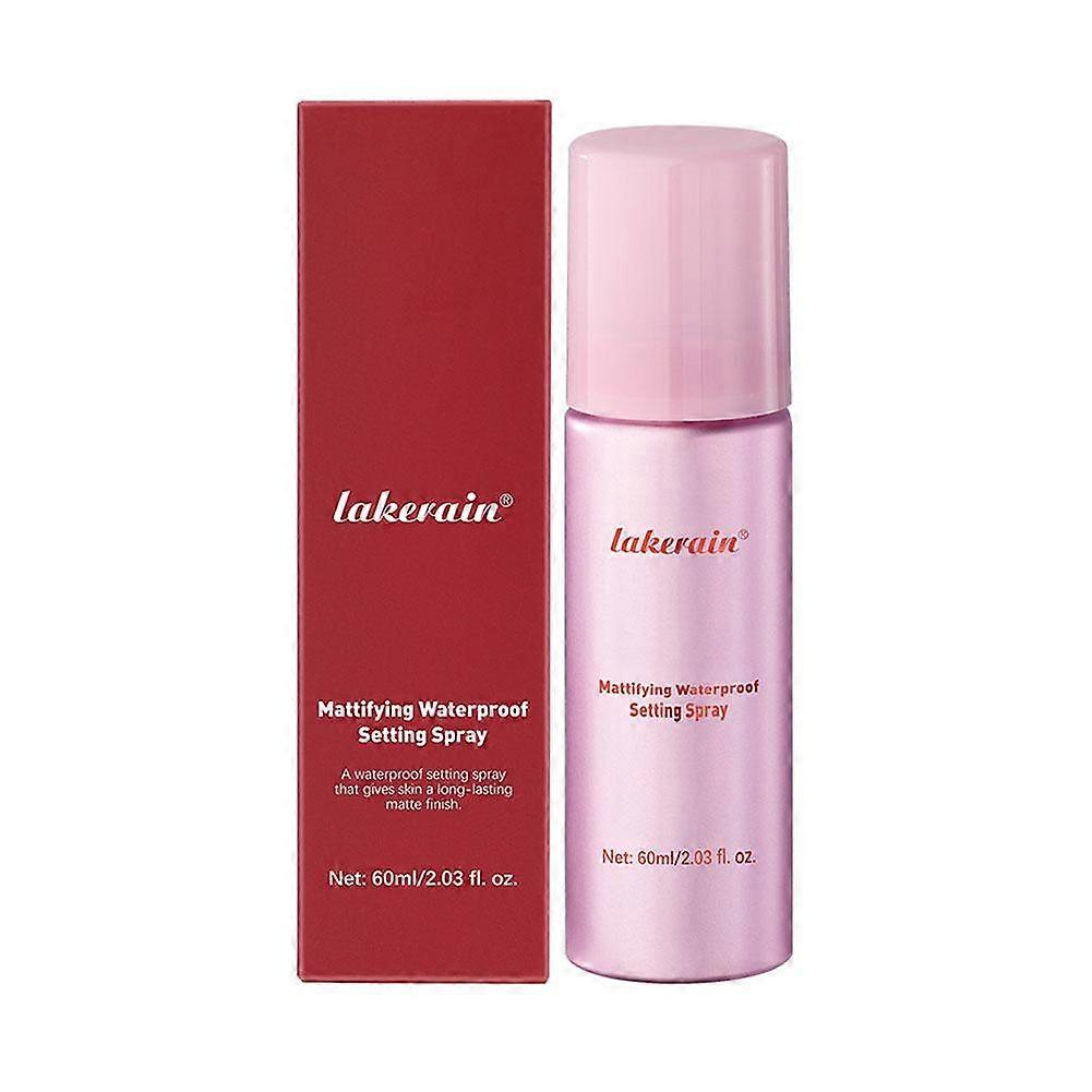 Professional Makeup Setting Spray 60ml Fast Film Forming Lock Makeup All Day Transfer Proof Matte Finish Oil Control Long Lasting