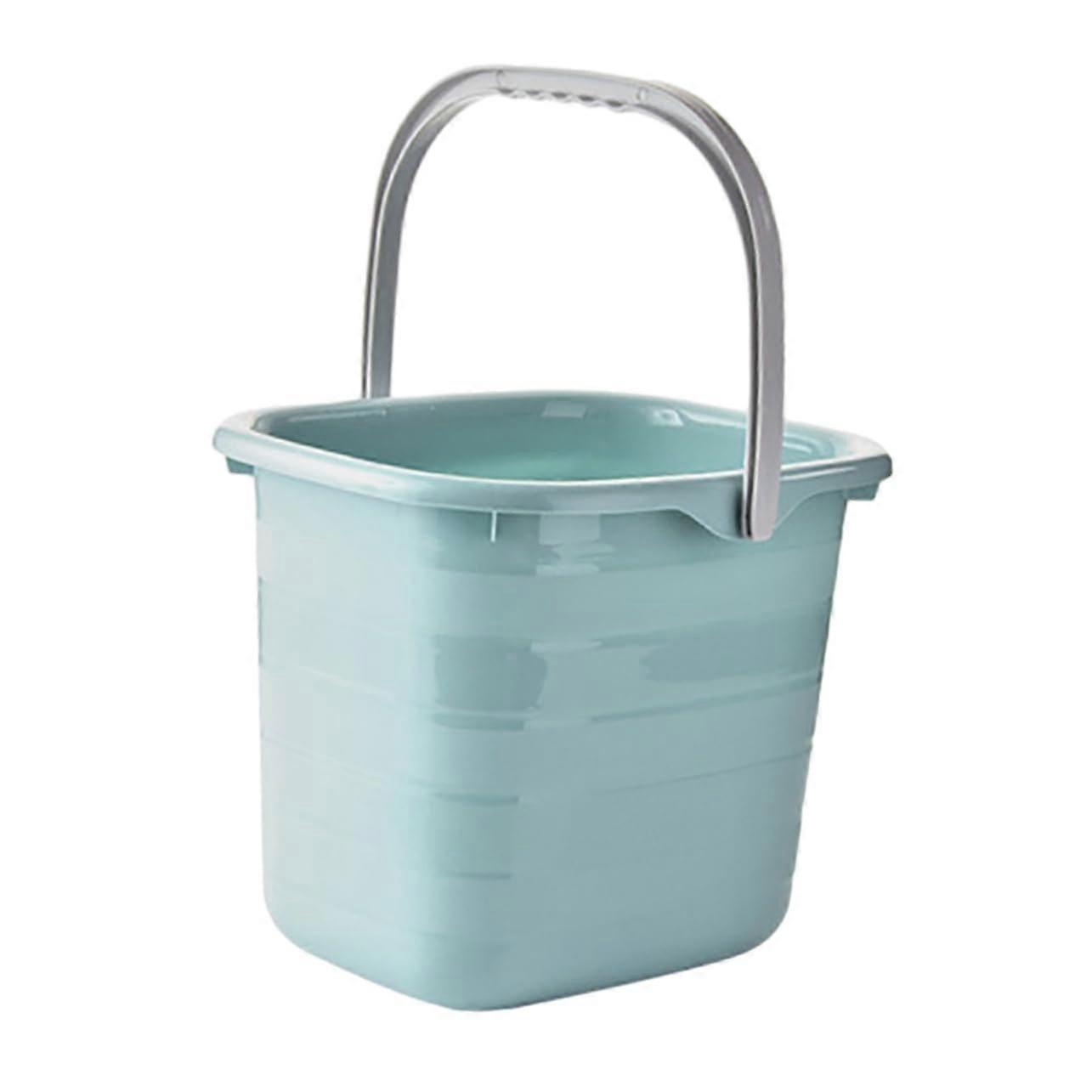 Collapsible Water Container Large Capacity With Handle And Lid Sturdy Plastic Bucket For Home Garden Dorm Laundry Storage