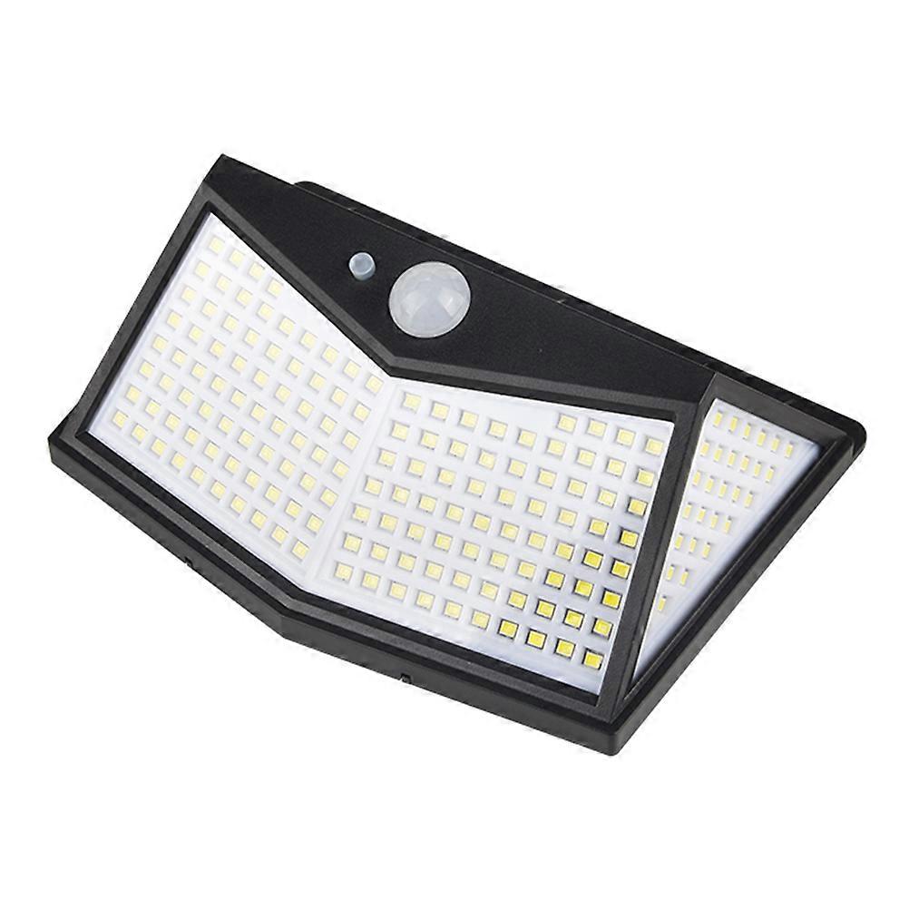 Solar Three Sides Motion Sensor Light for Security Black