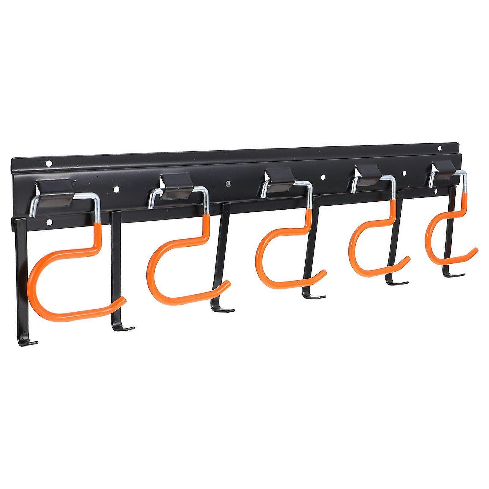Garden Tool Hanger Broom Holder Perfect For Garage Organization 17.3X5.3X1.6in Assorted Color 2 Sets