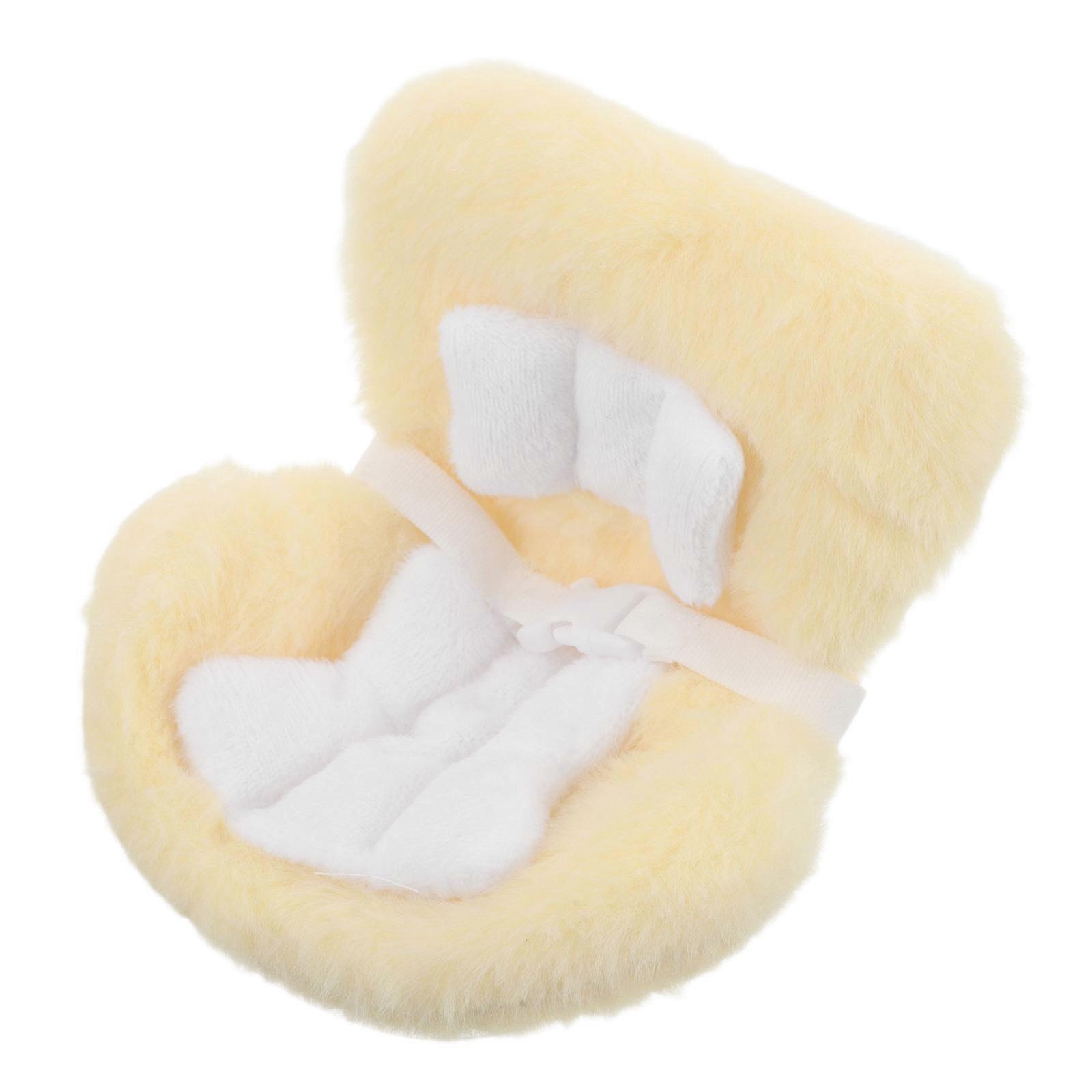 Car Plush Doll Seat for Decoration Soft Comfortable Miniature Seat for Dolls