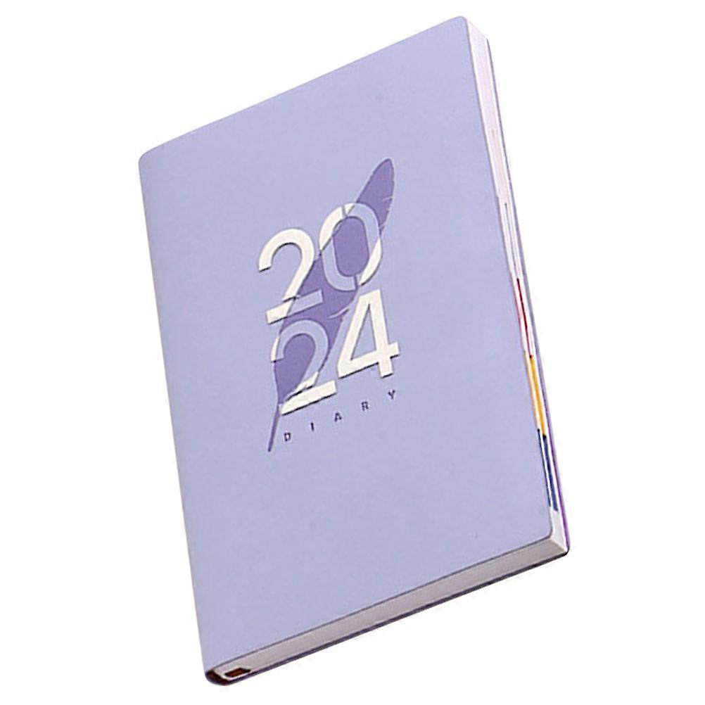 Schedule Notepad Purple Paper Weekly Plan Pad for Efficiency 4Pcs