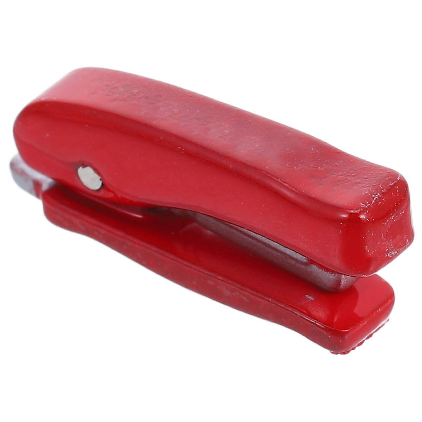 Doll House Mini Stapler Miniature Stapler for Decoration 4Pcs Red