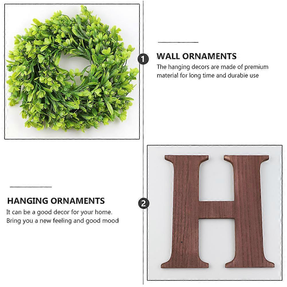 קישוטי קיר לתלייה לעיצוב הבית אותיות לקישוט קיר מתנה לחברים ובני משפחה 24.9X23.6 ס"מ סט אחד