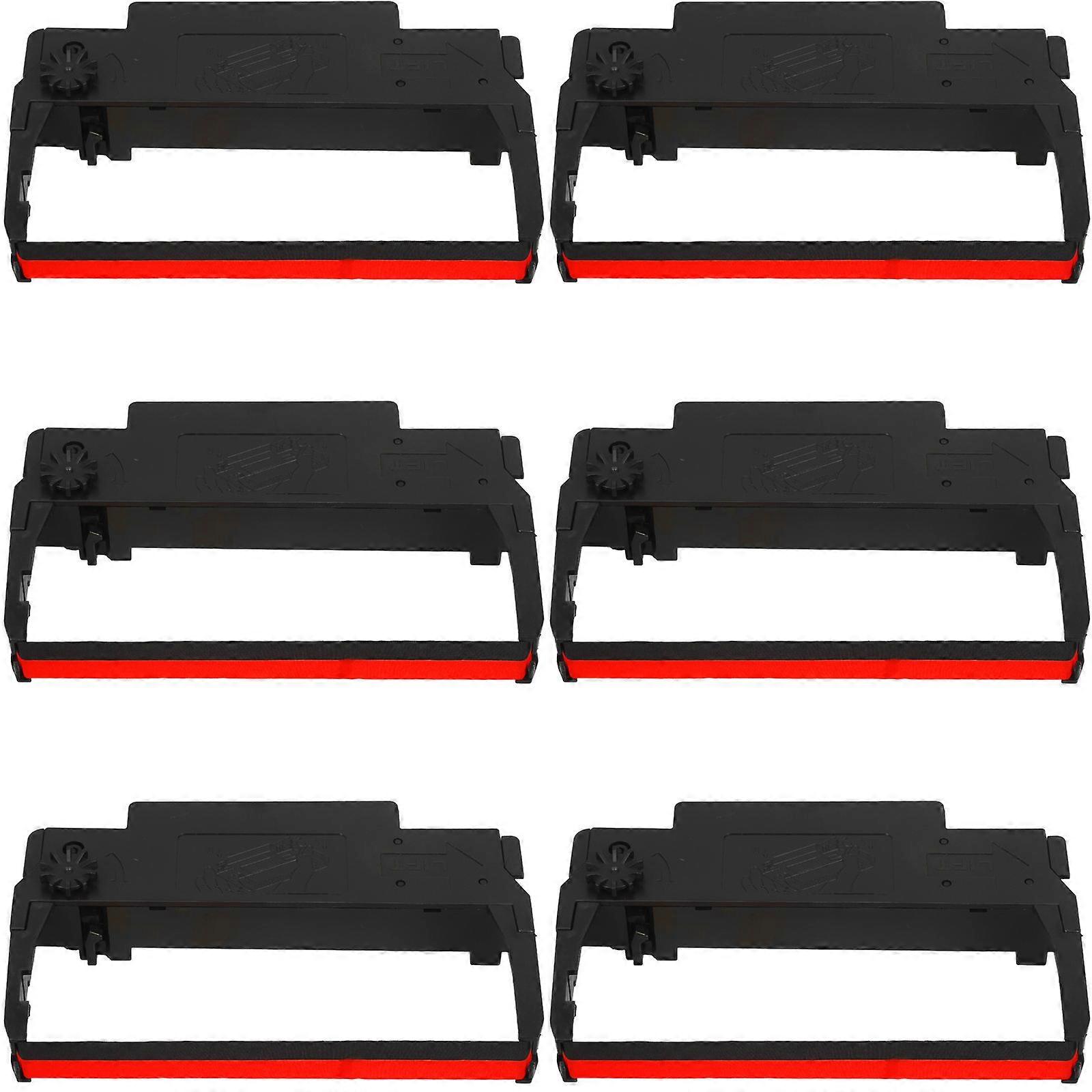 Printing Machine Ribbon Holder 6Pcs Replacement For Printers 12.10X7.50X1.50CM Functional Accessory For Business Use