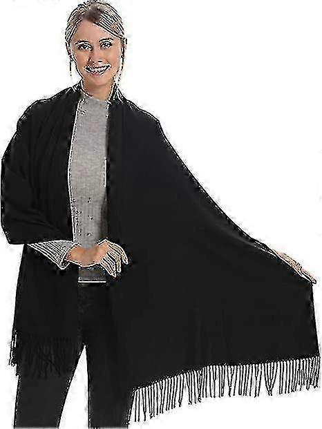 2023 Women's Soft Cashmere Wool Blend Scarf Wrap Pashmina Acrylic Shawl