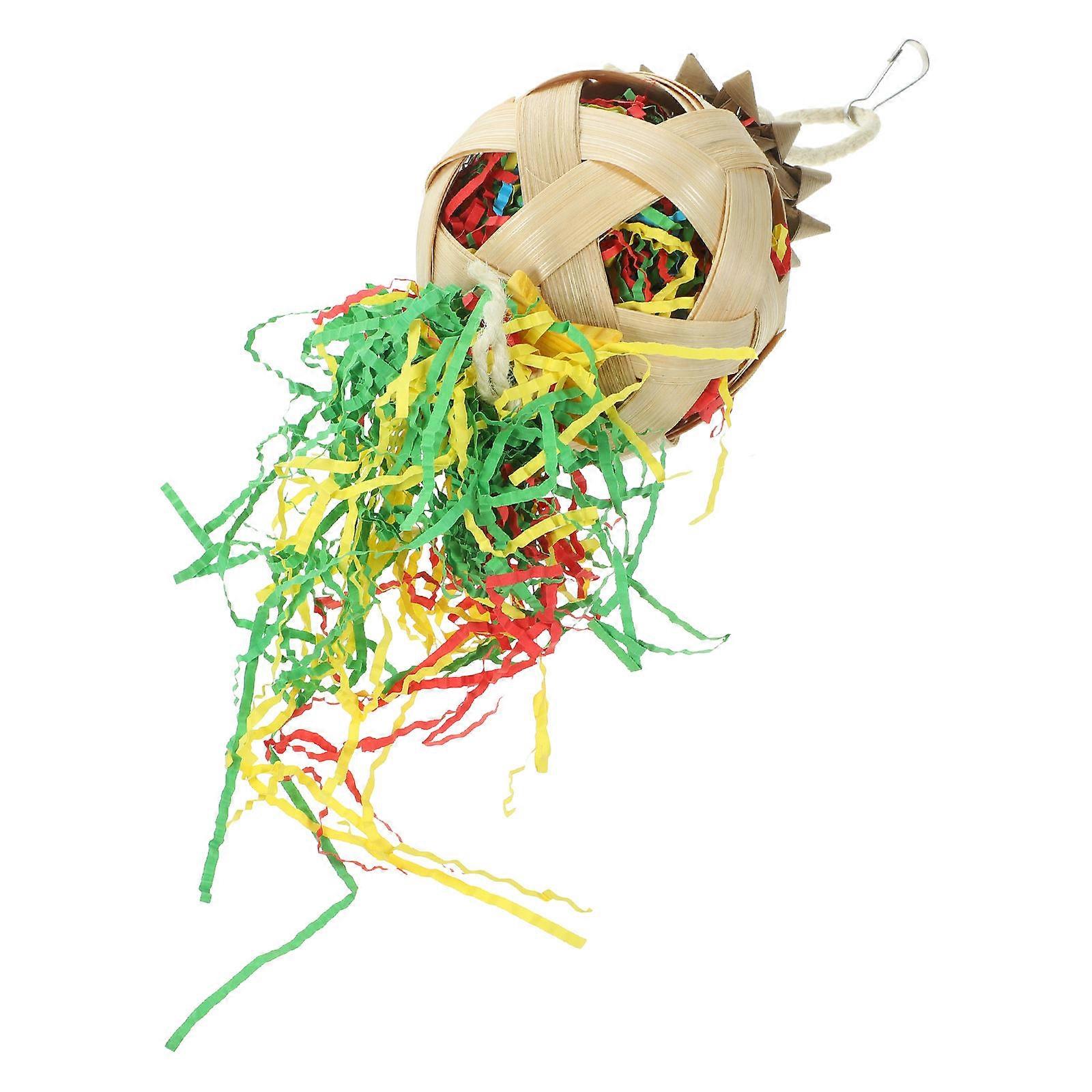 Parrot Chew Toy For Pet Birds Daily Use 1 Set Beak Cleaning Accessory