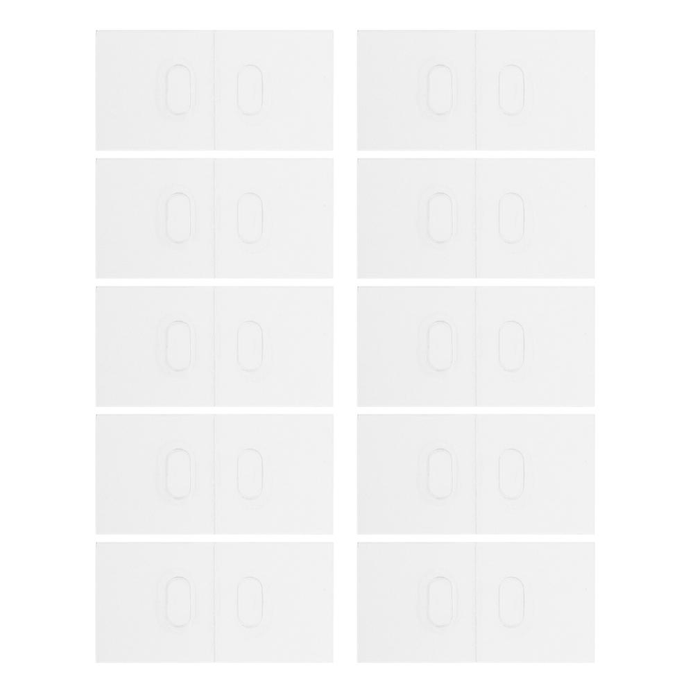 Vertical Blind Repair Tabs Kit for Window Blinds 50Pcs Clear Plastic Fixers