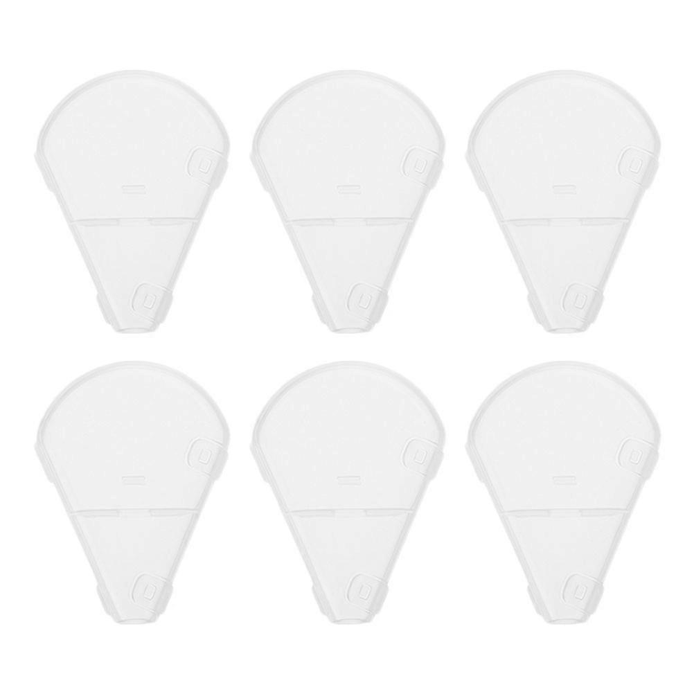Makeup Brush Protective Cover White 12Pcs for Brush Maintenance